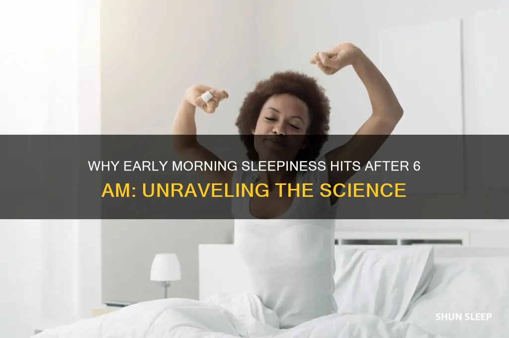 why 6am comes after sleep we get sleepy