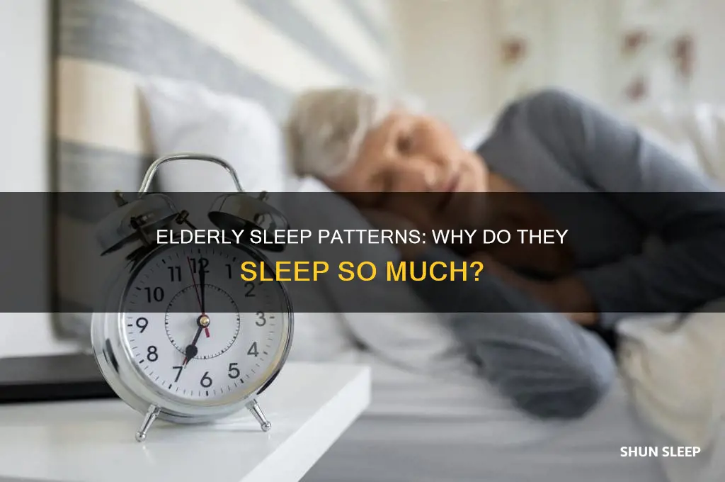 why 87 yr old sleeps lot