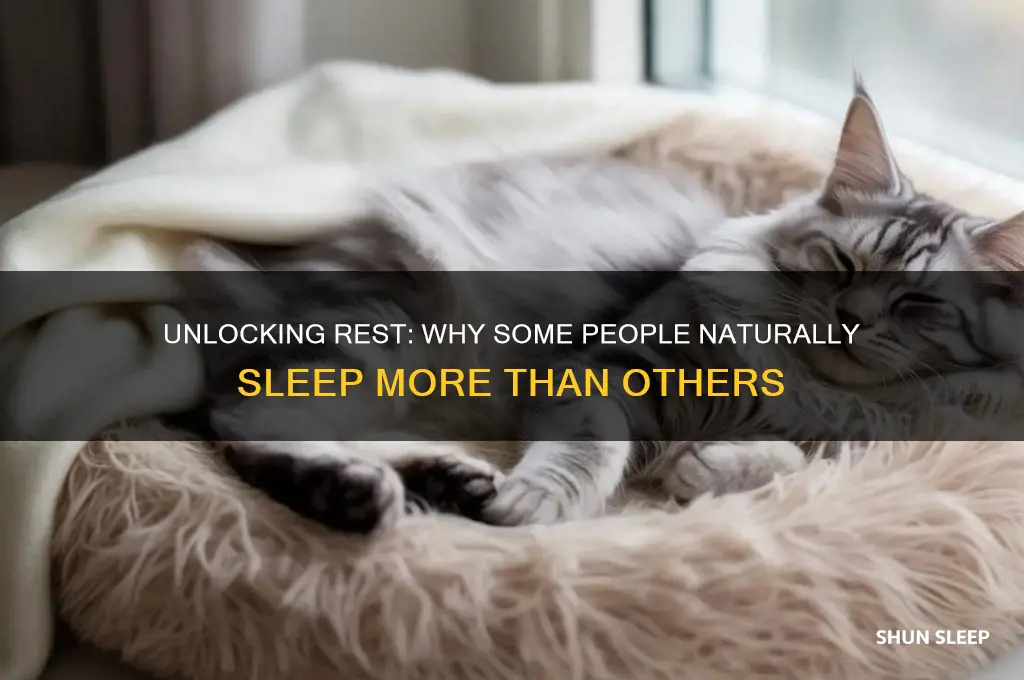 why a person get more sleep