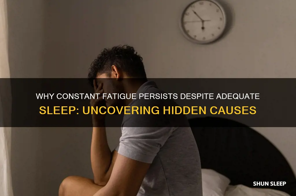 why am i always tired after getting enough sleep