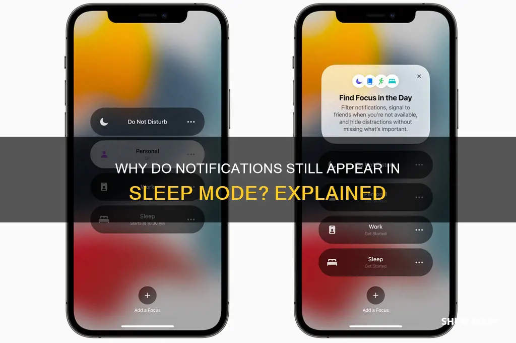 why am i getting notifications in sleep mode