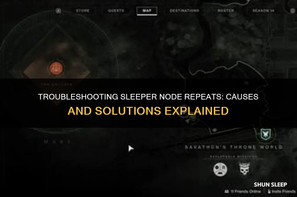 why am i getting repeat in sleeper node