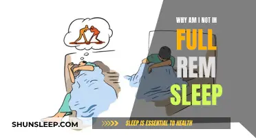 REM Sleep Elusive: What's Keeping Me Awake?