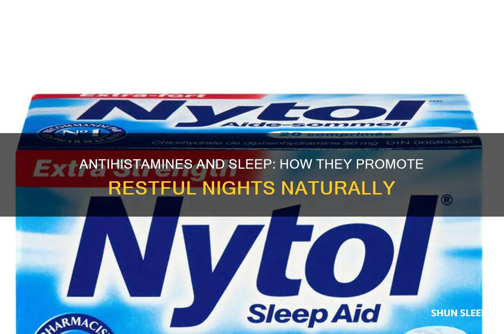 why antihistime helps sleep