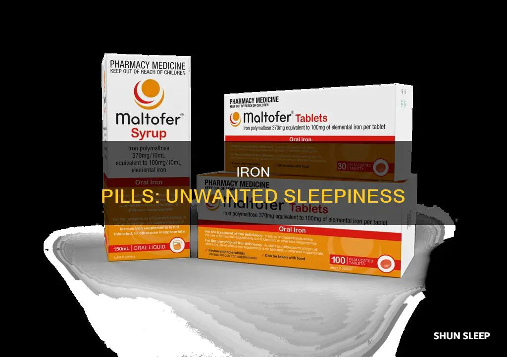 why are iron pills making me sleep