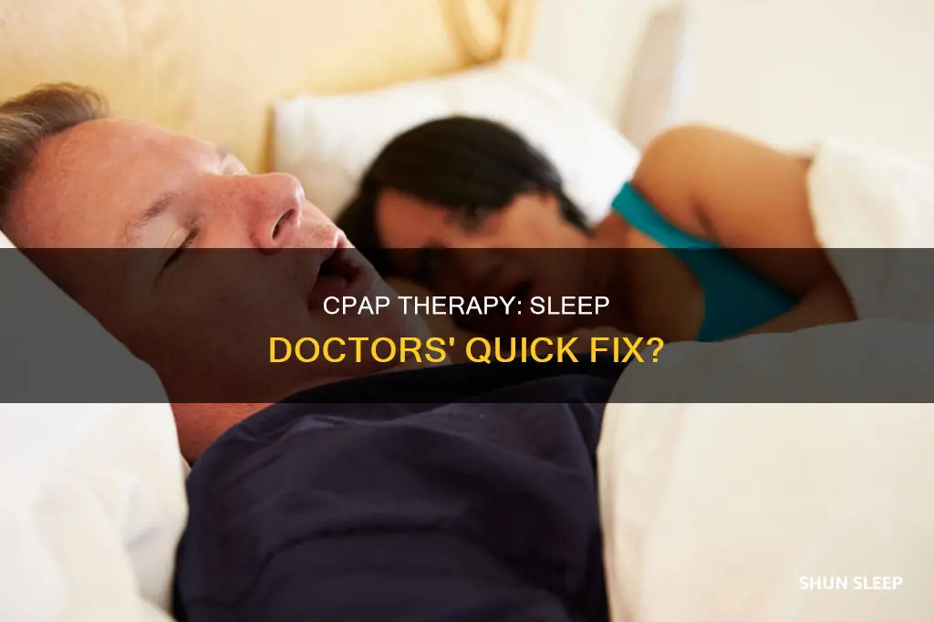 why are sleep doctors recommending cpap without further testing