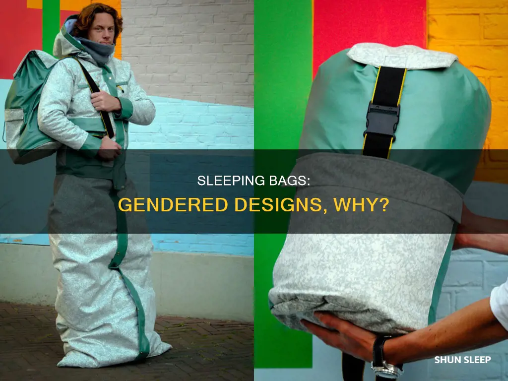 why are sleeping bags gendered