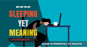Understanding the Meaning Behind “Why Are You Not Sleeping?”