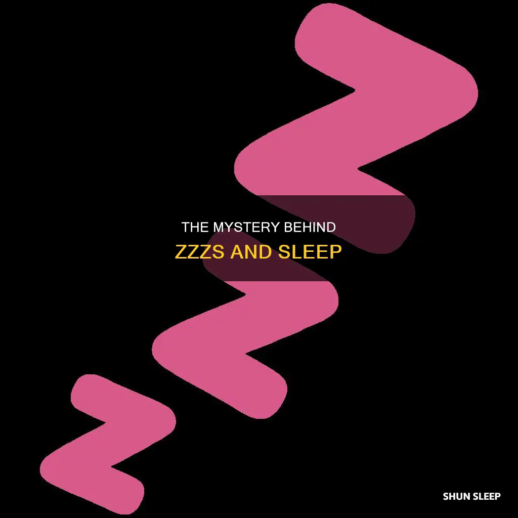 why are zzz used for sleeping