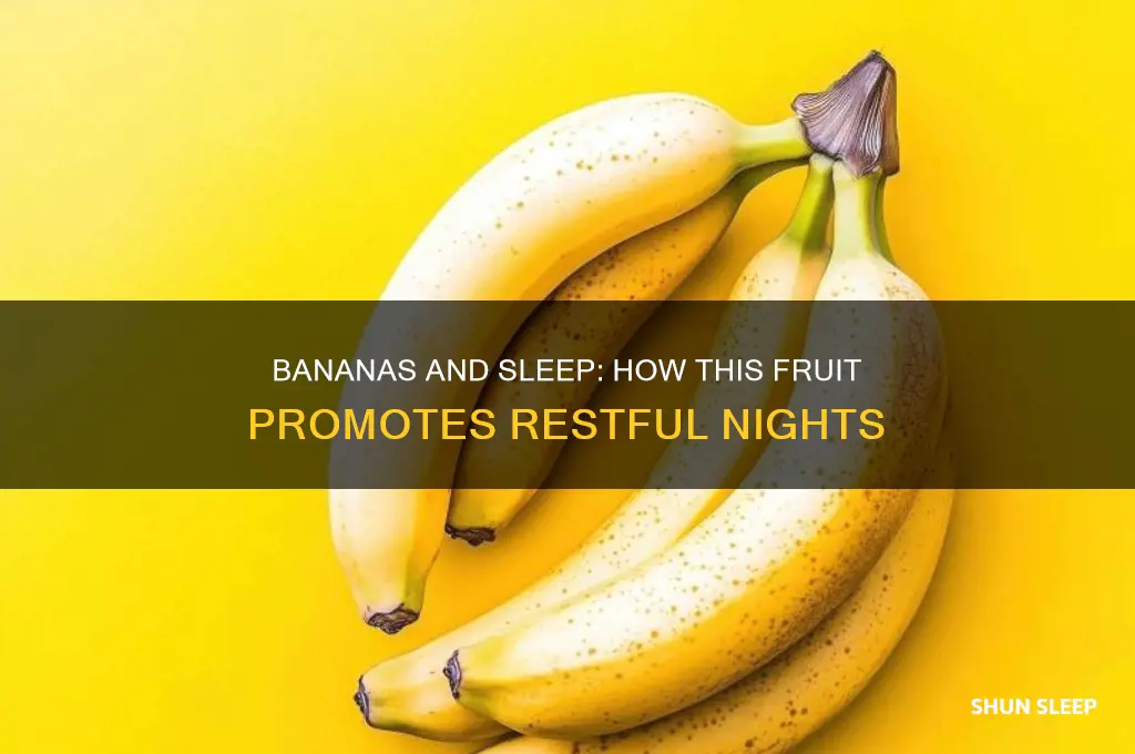 why bananas help you sleep