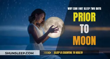 Moonlight Blues: Sleep Disruption Before Moonrise