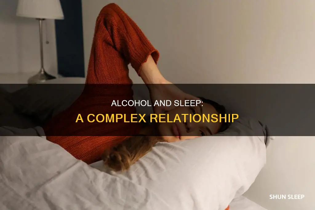 why can i not sleep without alcohol