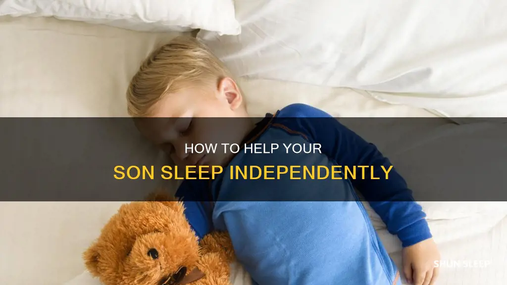 why can my son sleep without being held