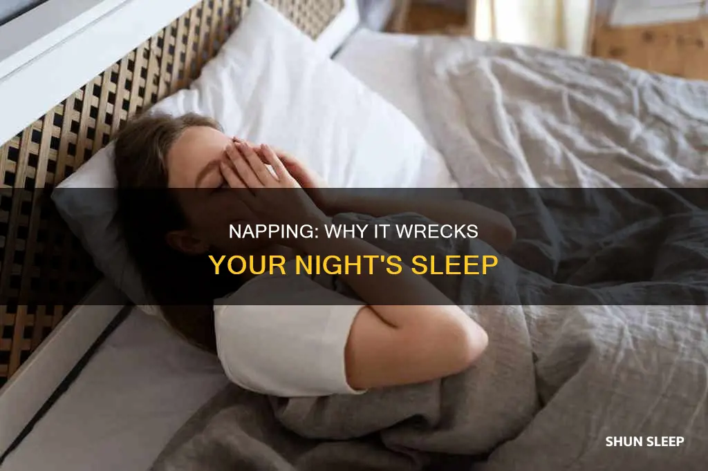 why can t i sleep if i take a nap