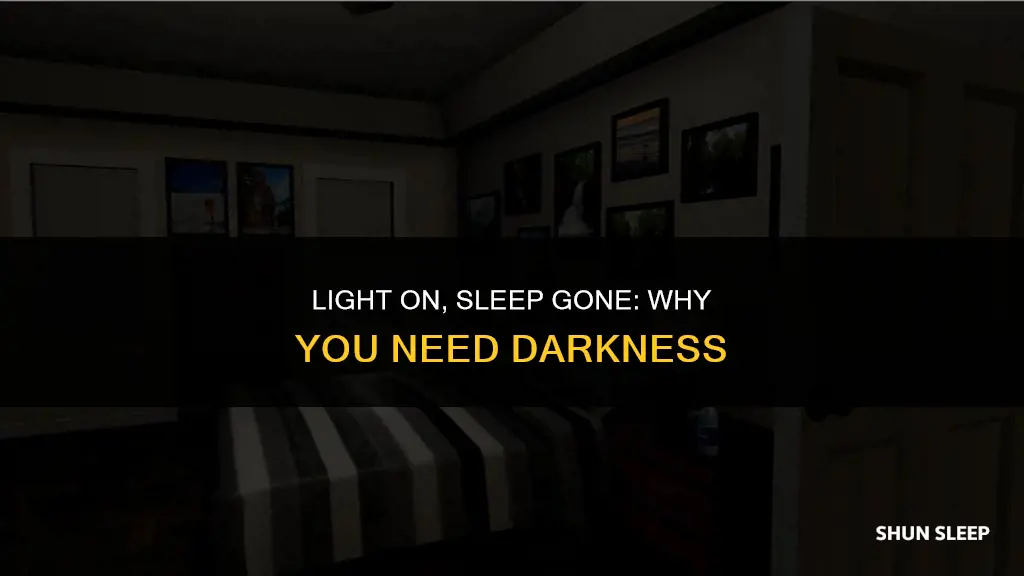 why can t i sleep without a light on