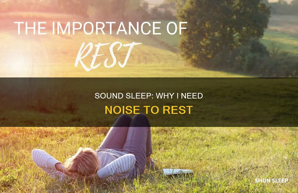 why can t i sleep without sound