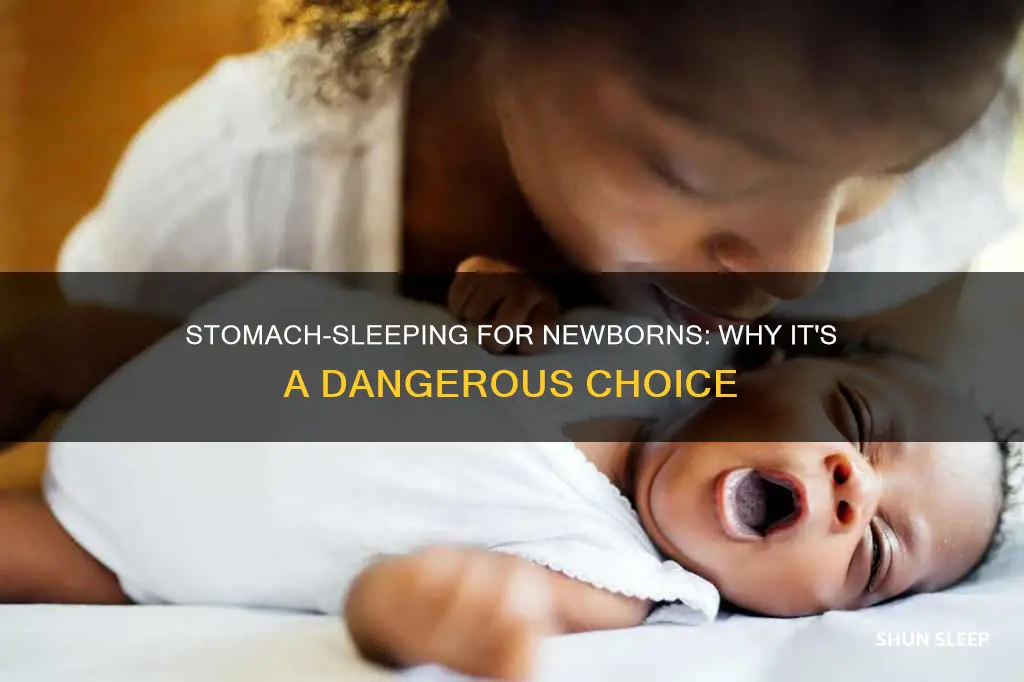 why can t newborns sleep on their stomach