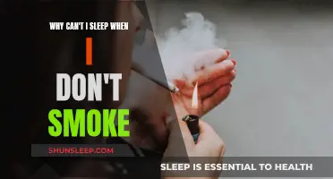 Cigarette-less Nights: The Sleep-Wake Conundrum