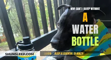 Hydration and Sleep: The Water Bottle Effect