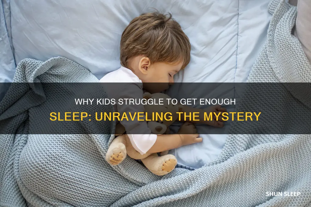 why cant kids get enough sleep