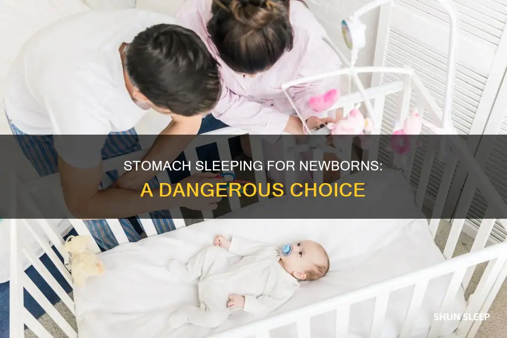 why cant newborns sleep on their stomach