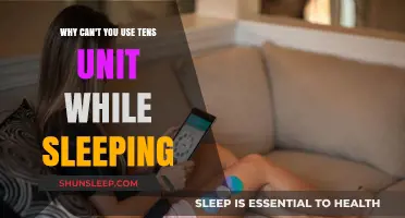 Avoid Using TENS Units While Sleeping: Here's Why