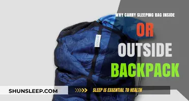 Backpackers: Where to Stow Your Sleeping Bag?