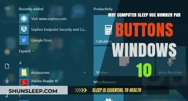 Computer Sleeps: Windows 10's Odd Number Pad Issue