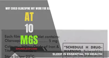 Olanzapine's Sleep Aid: Ineffective at 10mg?