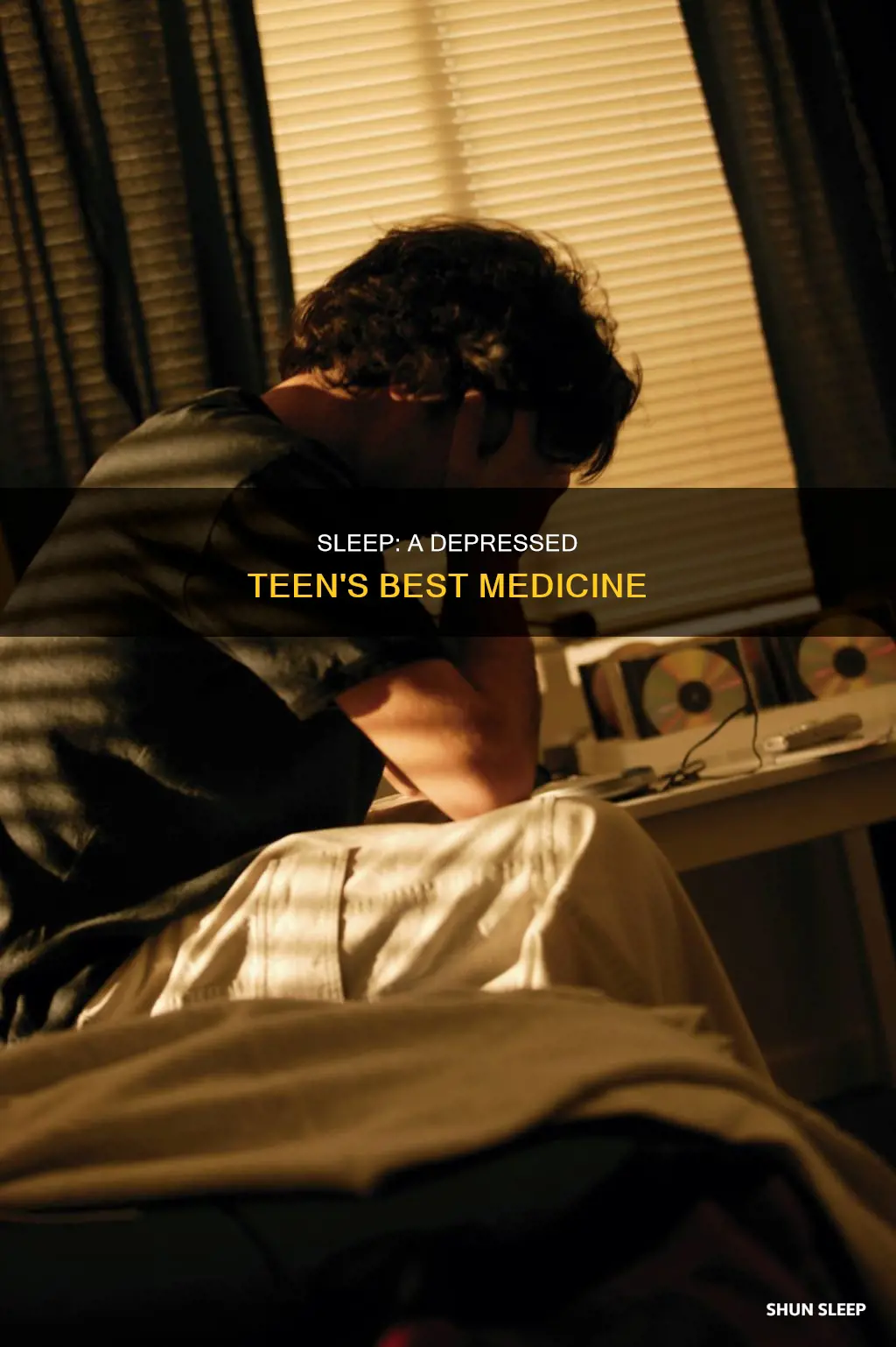 why depressed teenager need more sleep