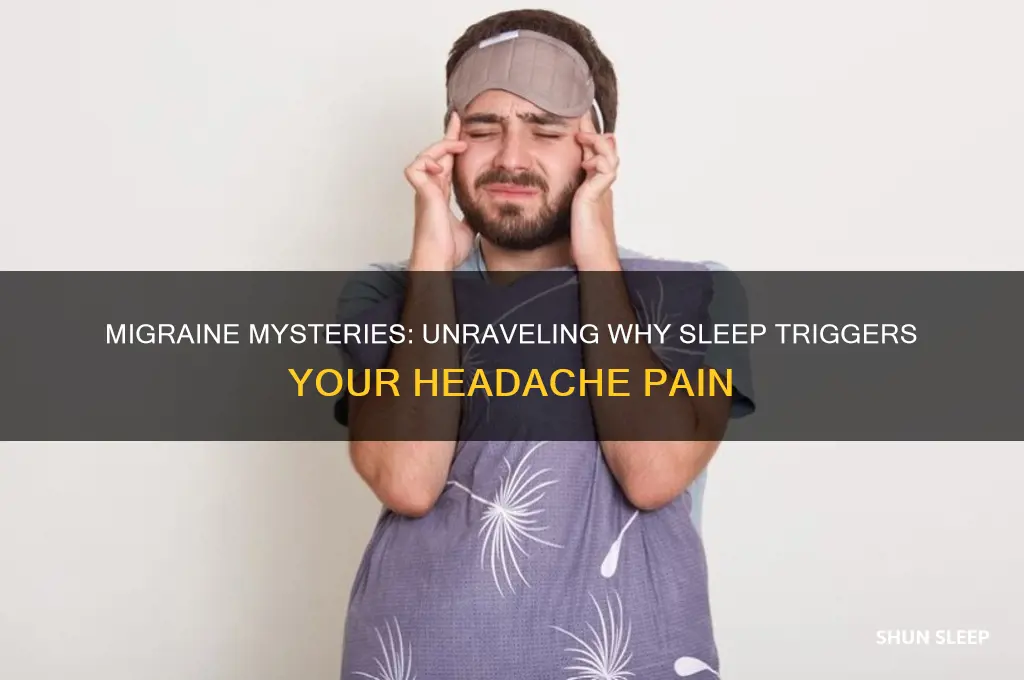 why did i get a migraine in my sleep