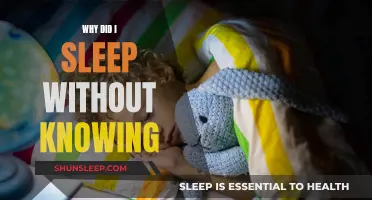 Unconscious Sleep: Why Did I Drift Off?