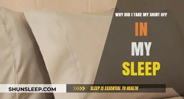 Sleepwalking: Why I Undressed Myself