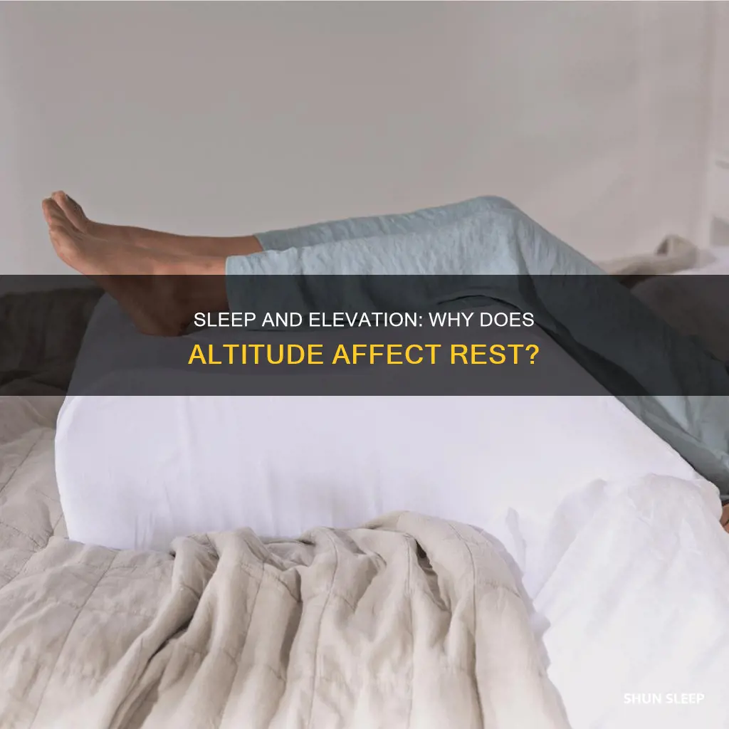 why did my child sleep better at lower elevation