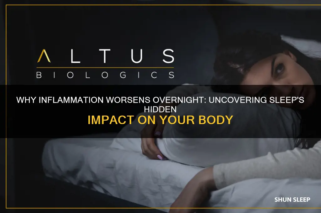 why did my inflammation get worse while sleeping