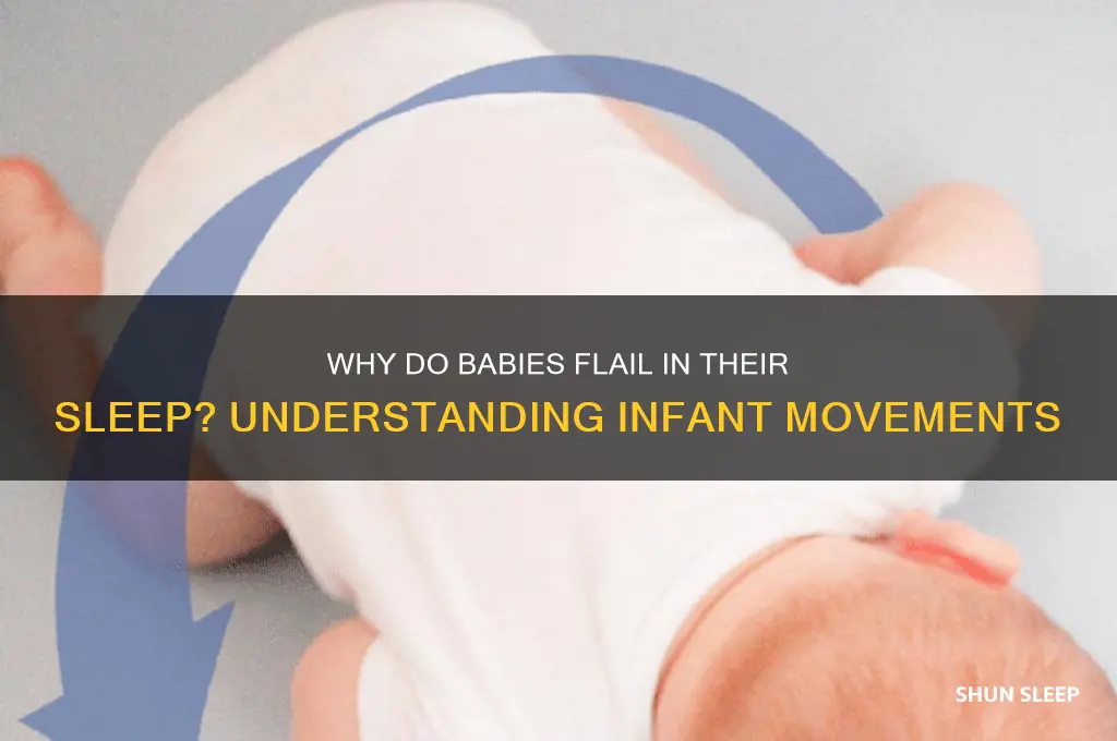 why do babies flail in their sleep