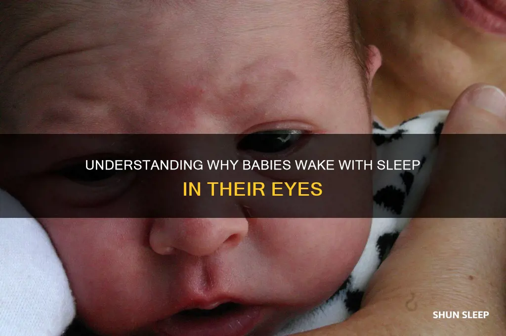 why do babies get sleep in their eyes