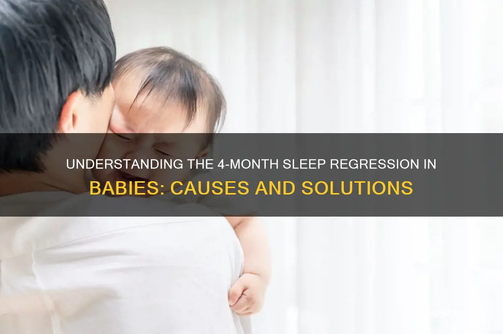 why do babies have 4 month sleep regression