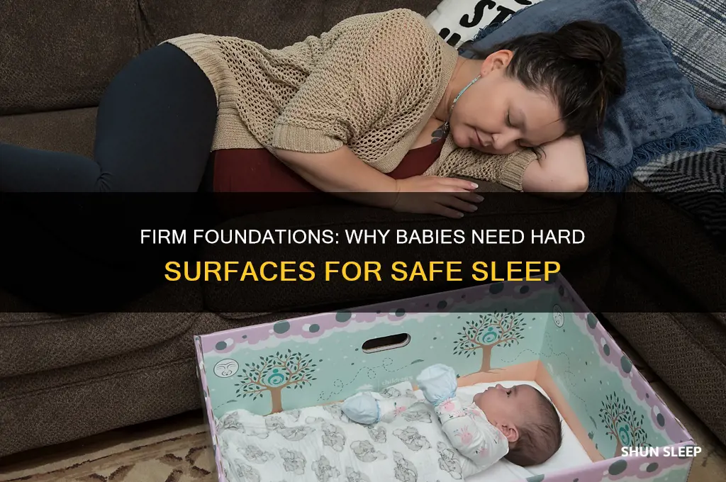 why do babies have to sleep on a hard surface