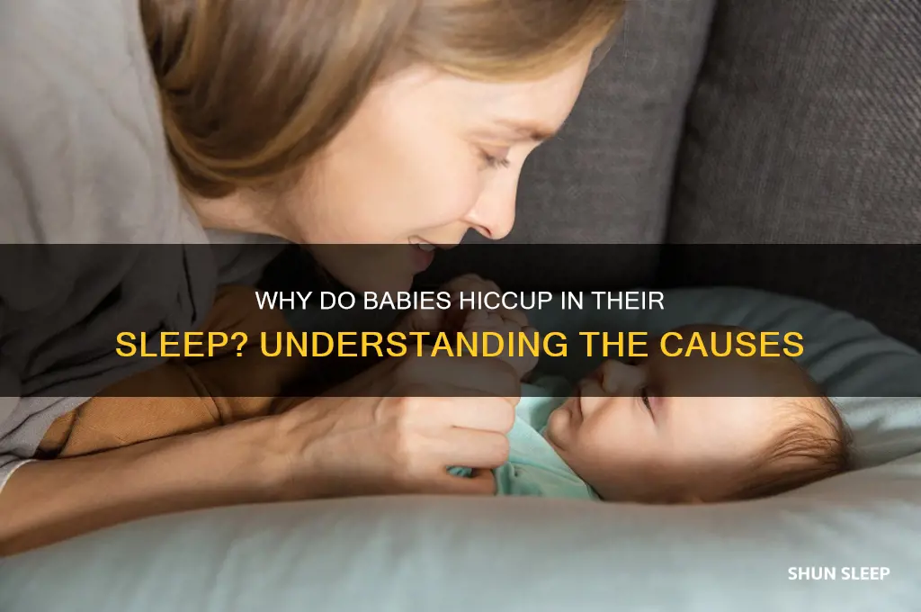 why do babies hiccup in their sleep