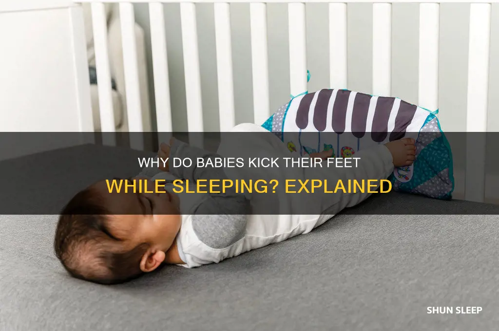 why do babies kick feet while sleeping