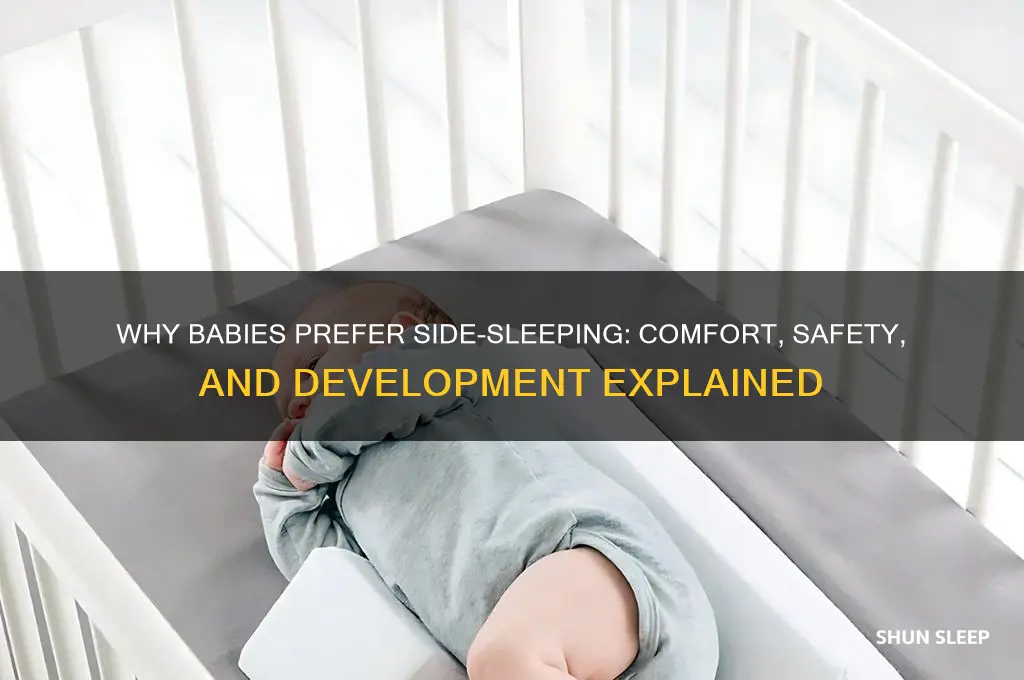 why do babies like sleeping on their side