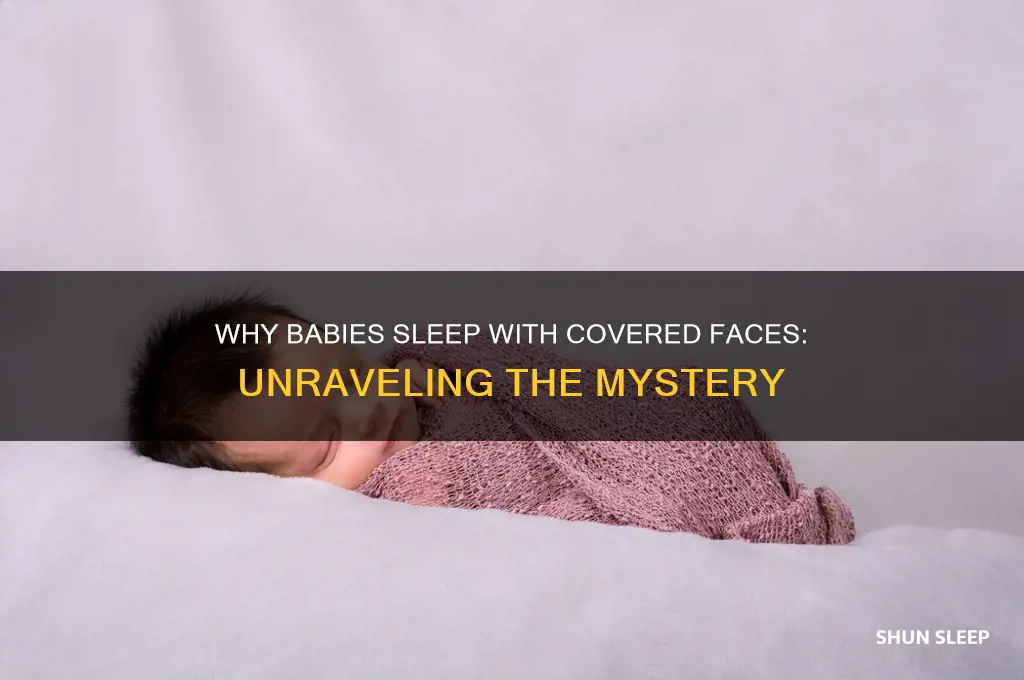 why do babies like to sleep with their face covered