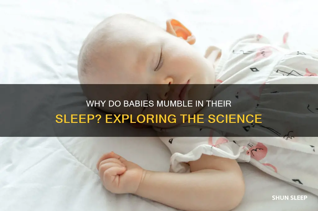 why do babies mumble in their sleep