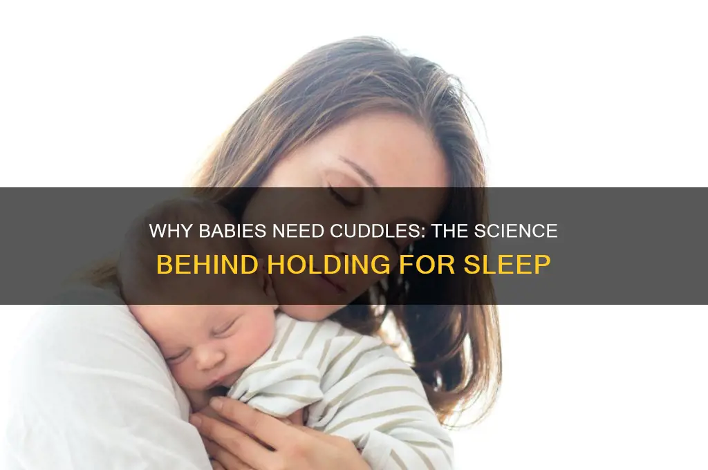 why do babies need to be held to sleep