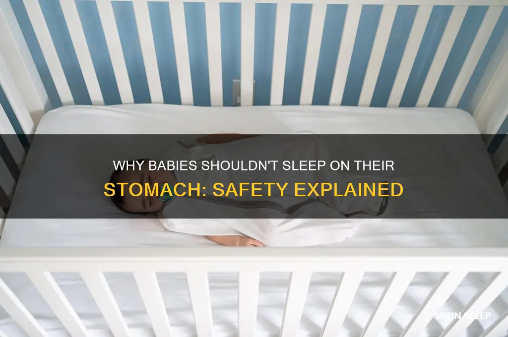 why do babies not sleep on their stomach