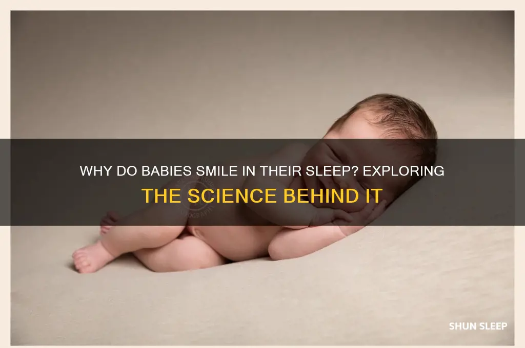 why do babies only smile in their sleep
