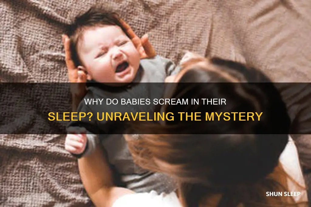 why do babies randomly scream in their sleep