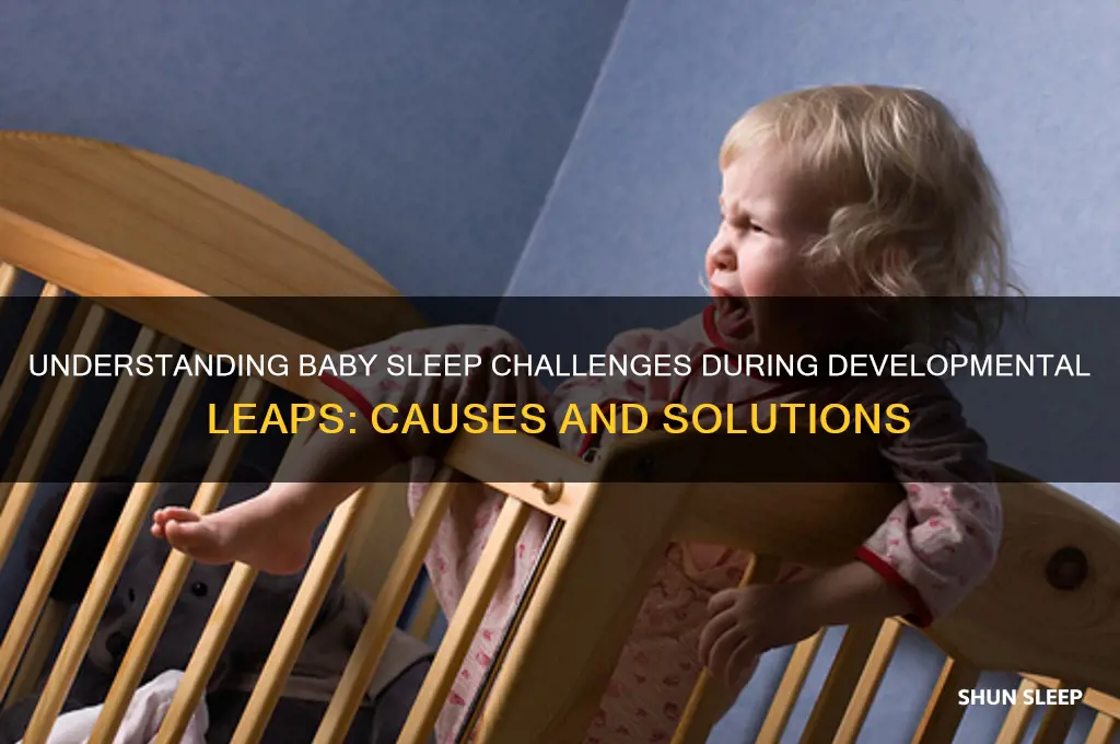 why do babies sleep poorly during a leap