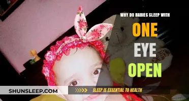 Babies Sleeping with One Eye Open: Unraveling the Mystery